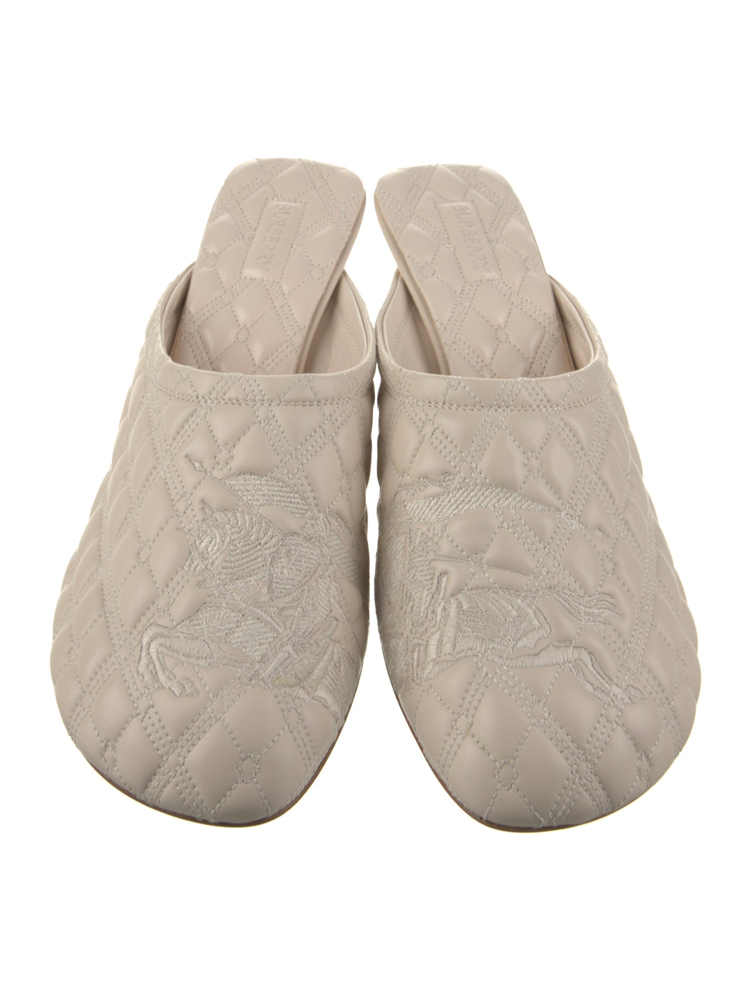 Burberry Leather Mules